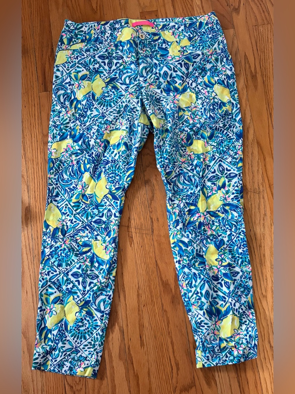 EUC Lilly Pulitzer Kelly Pants - Zest for Life - 14